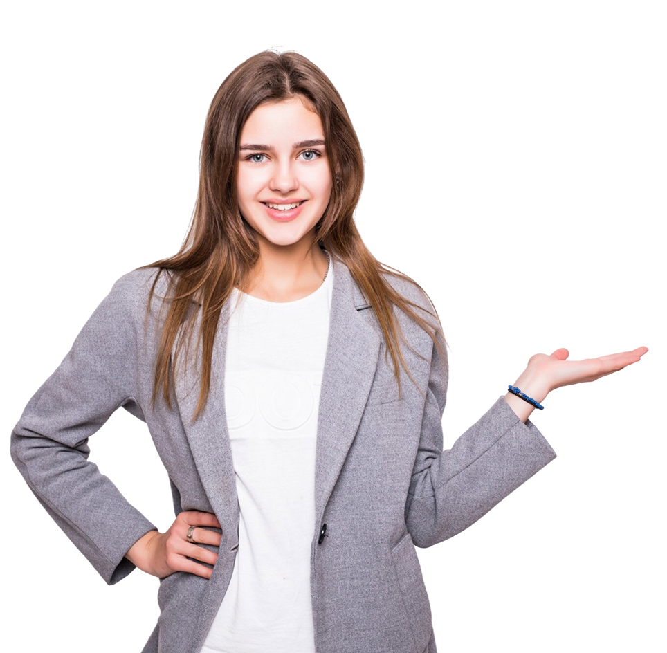 surprised-woman-showing-open-hand-palm